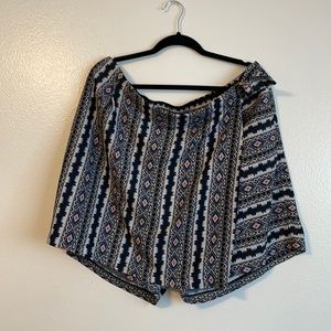 cato tribal pattern skort